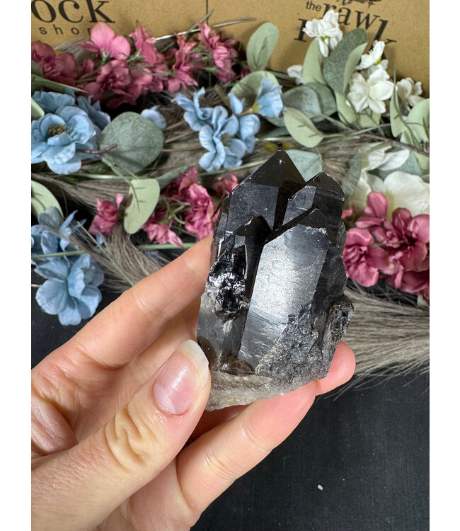 Smoky Quartz Cluster #321, 154gr