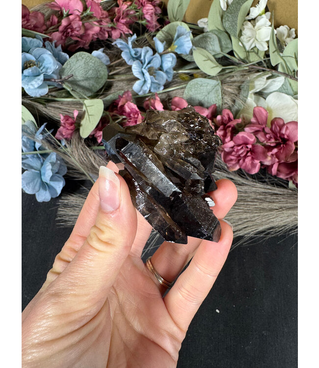 Smoky Quartz Cluster #322, 104gr