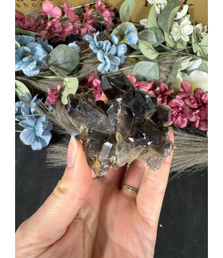 Smoky Quartz Cluster #327, 174gr