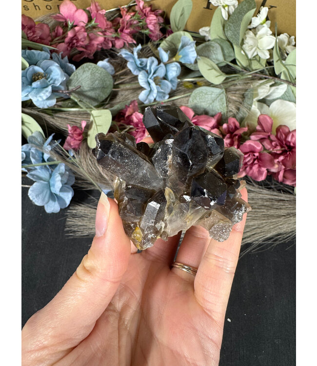 Smoky Quartz Cluster #327, 174gr