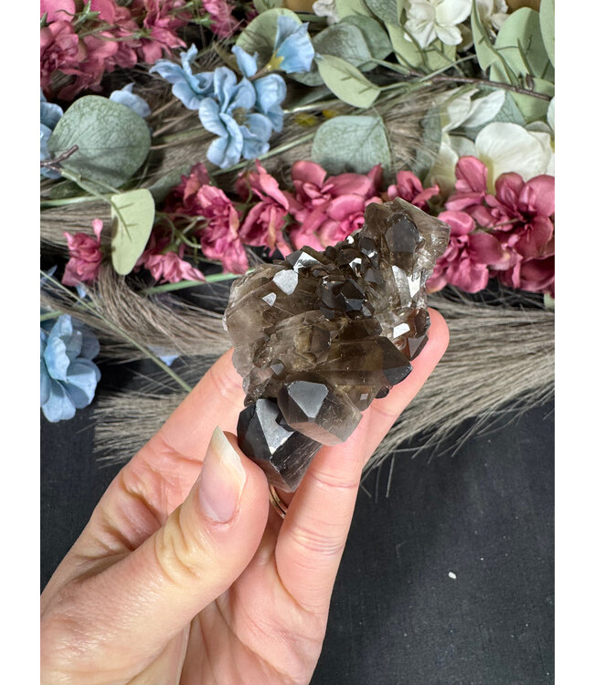 Smoky Quartz Cluster #331, 92gr