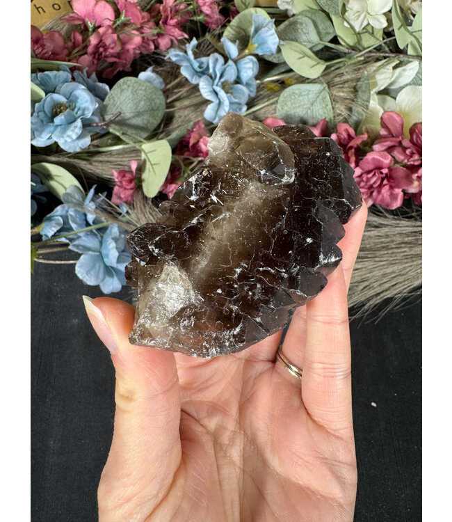 Smoky Quartz Cluster #335, 128gr