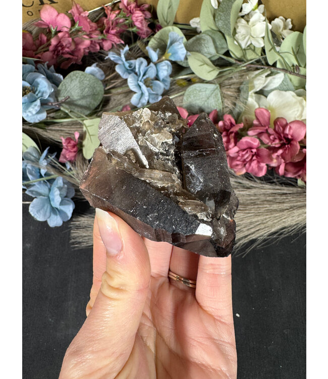 Smoky Quartz Cluster #336, 170gr