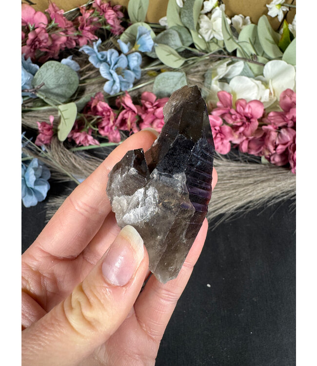 Smoky Quartz Cluster #348, 92gr