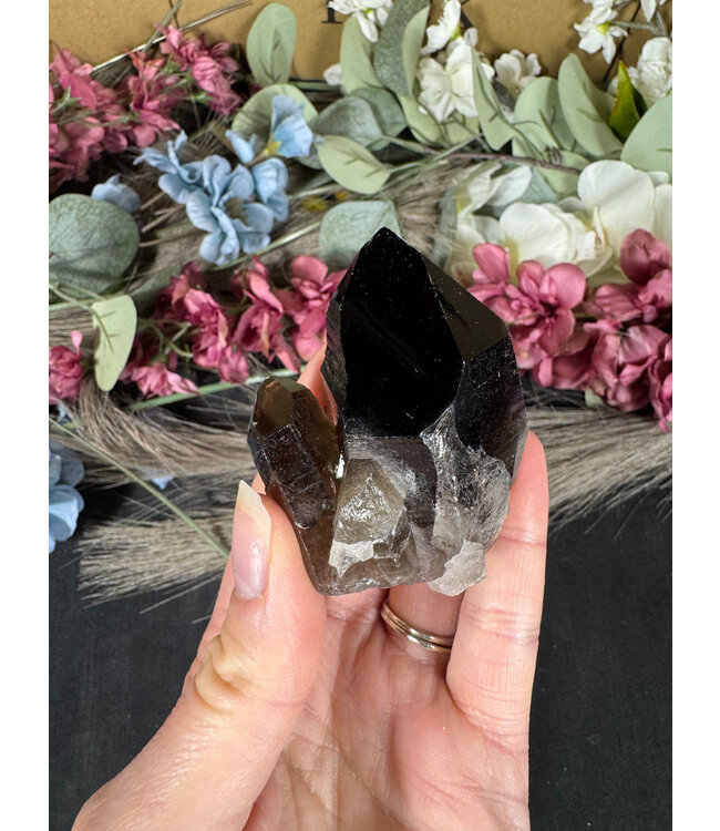 Smoky Quartz Cluster #347, 110gr