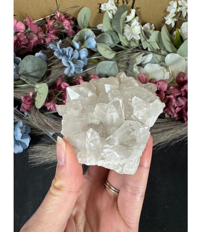 Clear Quartz Cluster #246, 168gr
