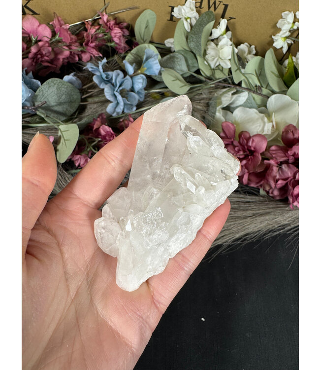 Clear Quartz Cluster #248, 160gr