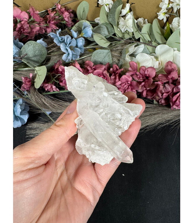 Clear Quartz Cluster #259, 170gr