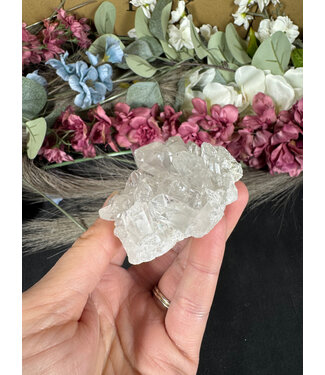 Clear Quartz Cluster #262, 126gr
