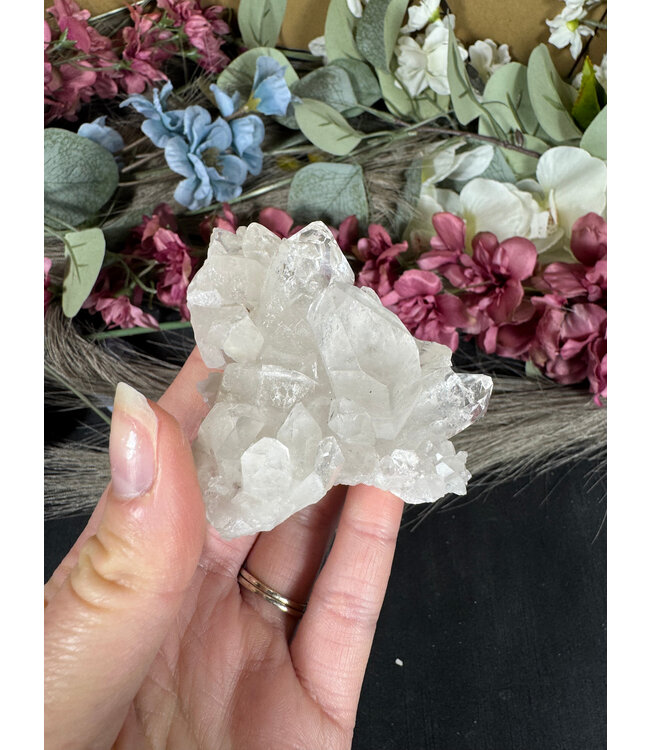 Clear Quartz Cluster #263, 112gr