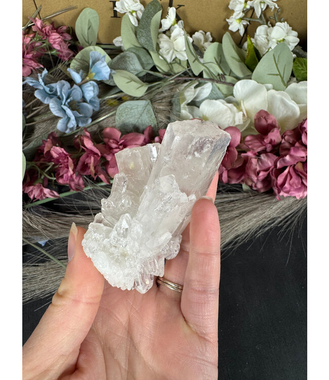 Clear Quartz Cluster #267, 140gr