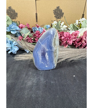 Polished Blue Lace Agate Freeform #1, 378gr