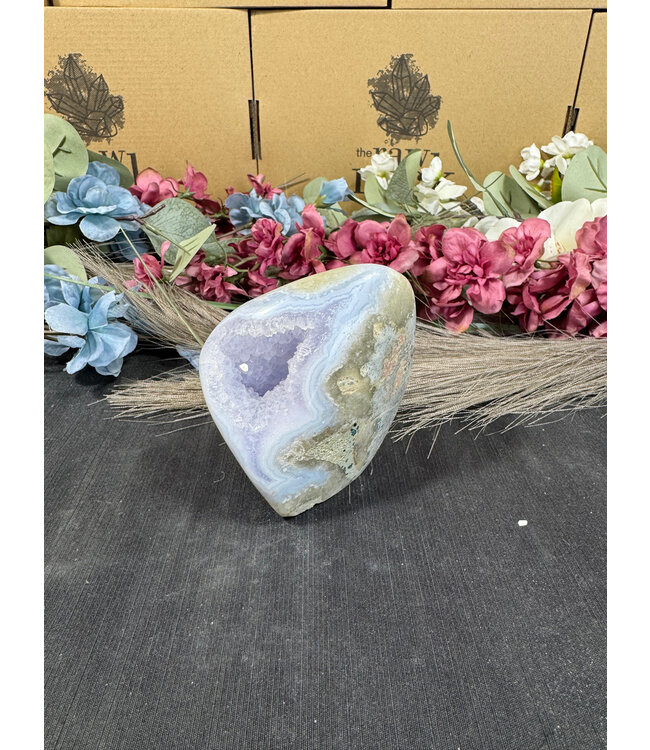 Polished Blue Lace Agate Freeform #19, 446gr