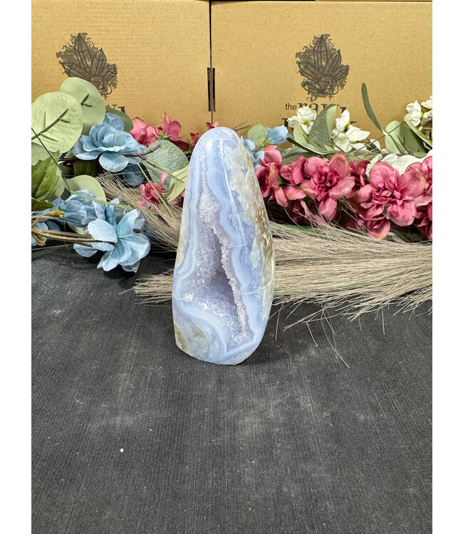 Polished Blue Lace Agate Freeform #27, 346gr