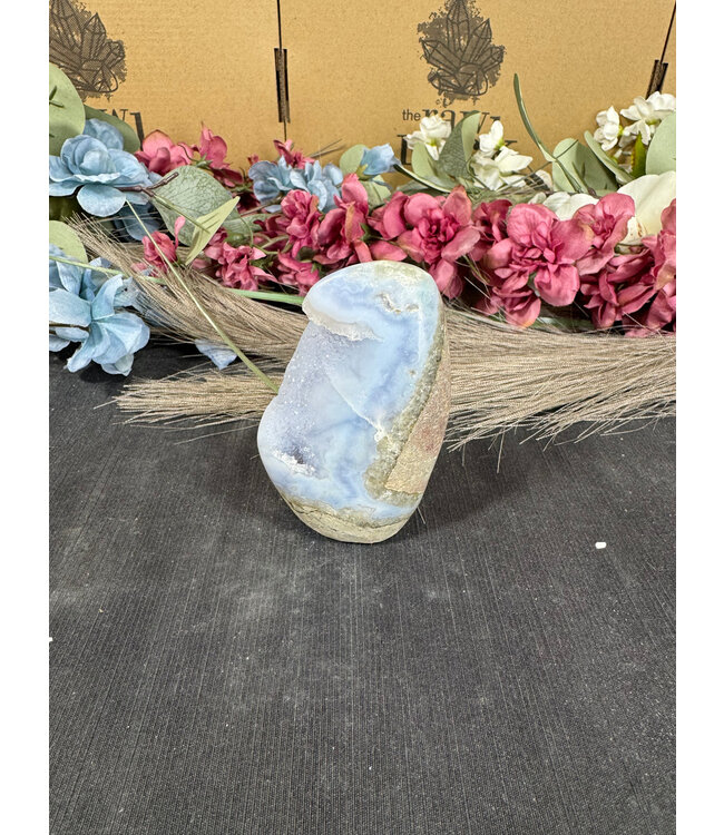 Polished Blue Lace Agate Freeform #30, 180gr