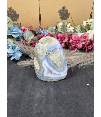 Polished Blue Lace Agate Freeform #26, 462gr