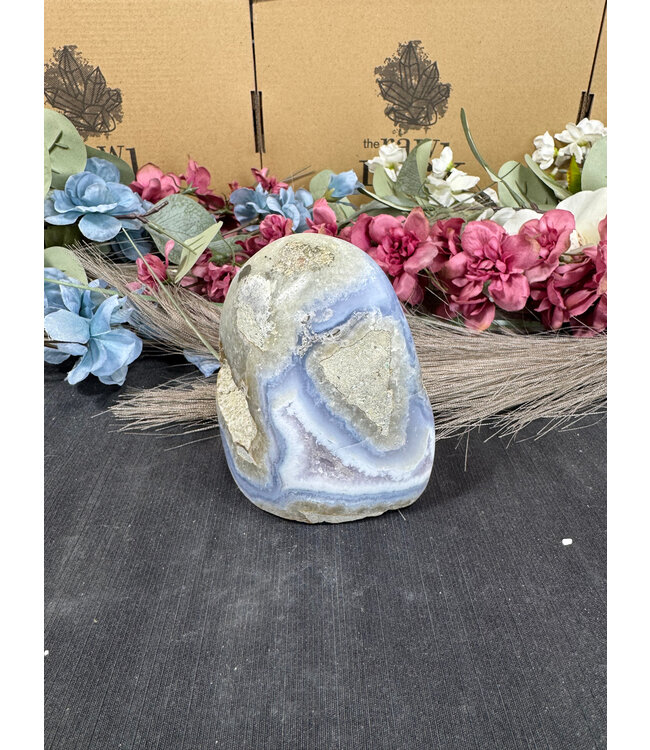 Polished Blue Lace Agate Freeform #26, 462gr