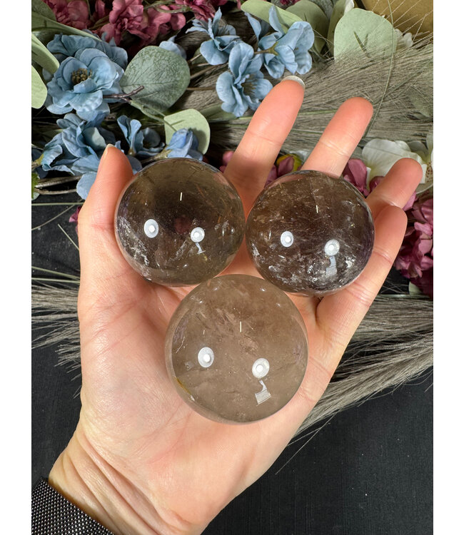 Smoky Quartz Sphere, 45-49mm