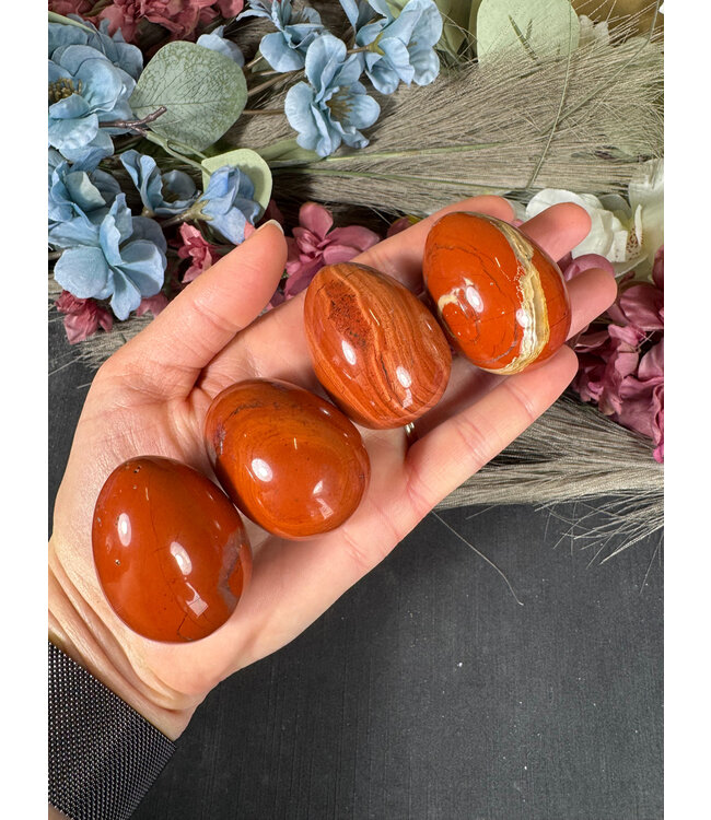 Red Jasper Egg, 30-34mm