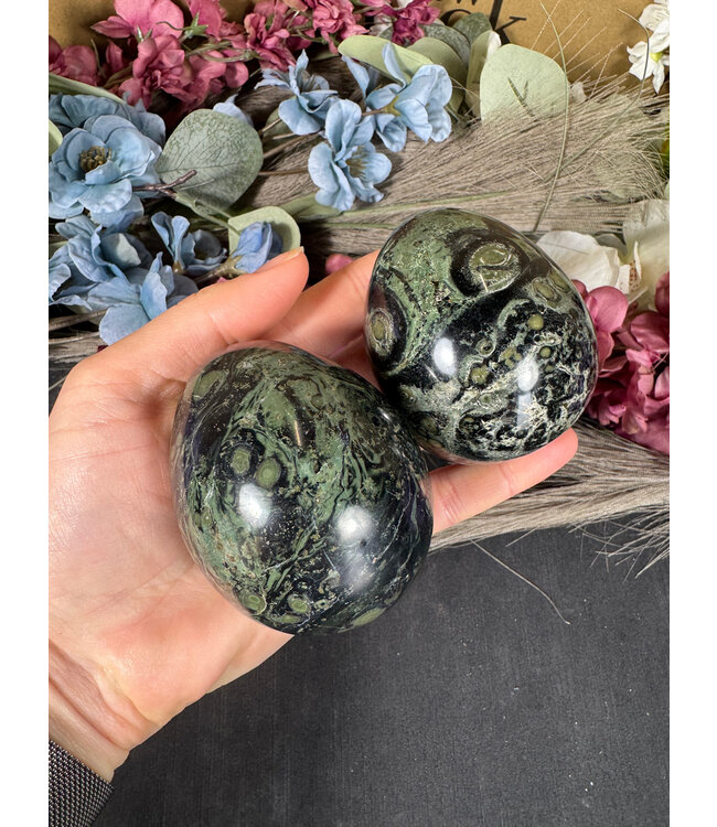 Kambaba Jasper Egg, 55-59mm