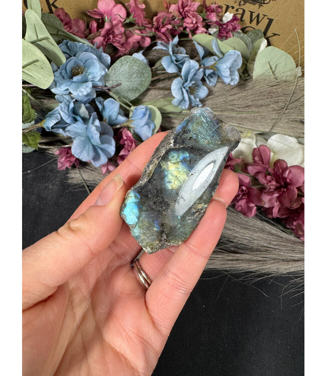 Labradorite Rough and Polished #53, 66gr