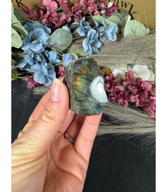 Labradorite Rough and Polished #66, 52gr