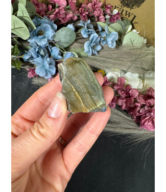 Labradorite Rough and Polished #80, 62gr