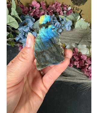 Labradorite Rough and Polished #81, 78gr