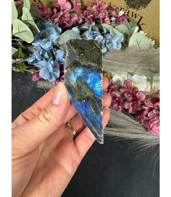Labradorite Rough and Polished #82, 86gr