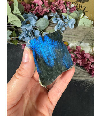 Labradorite Rough and Polished #86, 126gr