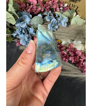 Labradorite Rough and Polished #89, 92gr