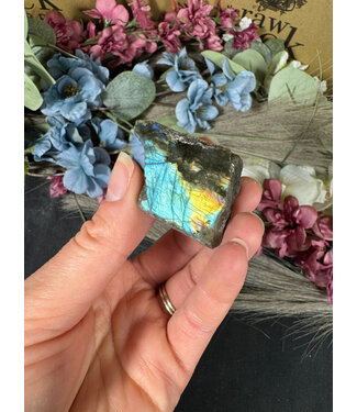 Labradorite Rough and Polished #91, 40gr