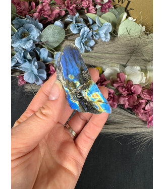 Labradorite Rough and Polished #94, 50gr