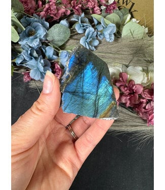 Labradorite Rough and Polished #95, 82gr