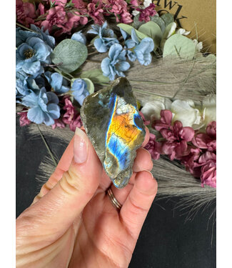 Labradorite Rough and Polished #107, 64gr