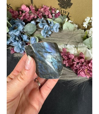 Labradorite Rough and Polished #109, 114gr