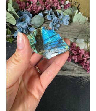Labradorite Rough and Polished #112, 56gr