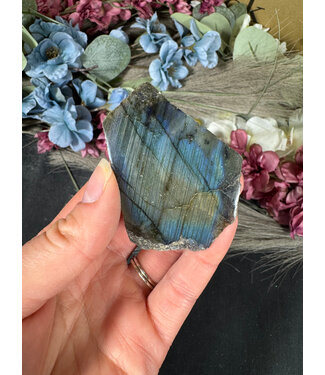 Labradorite Rough and Polished #113, 82gr