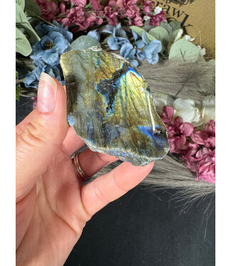 Labradorite Rough and Polished #115, 74gr