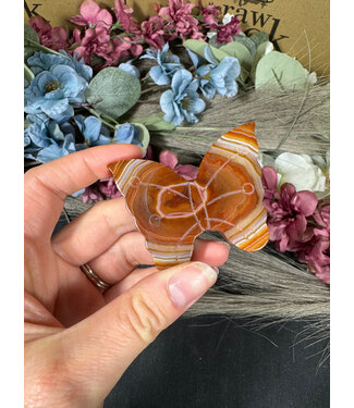 Carnelian Butterfly #15, 64gr
