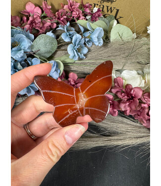 Carnelian Butterfly #17, 66gr