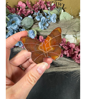 Carnelian Butterfly #21, 62gr