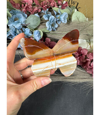 Carnelian Butterfly #27, 202gr