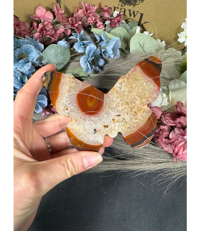 Carnelian Butterfly #28, 214gr