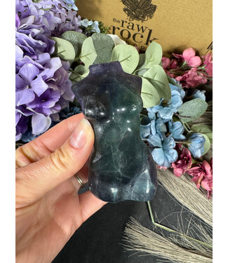 Rainbow Fluorite Goddess Body #2, 308gr
