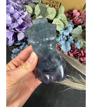 Rainbow Fluorite Goddess Body #6, 504gr