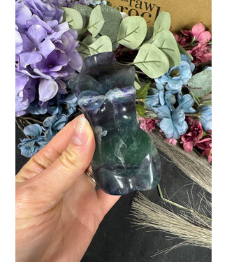 Rainbow Fluorite Goddess Body #7, 318gr