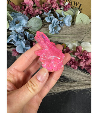 Pink Aura Cluster #271, 46gr