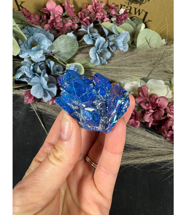 Blue Aura Cluster #278, 52gr
