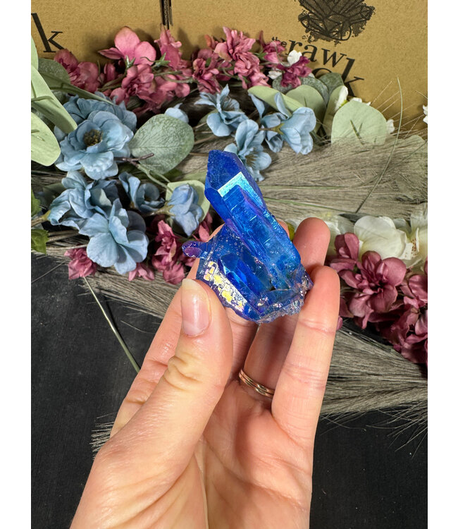 Blue Aura Cluster #294, 58gr